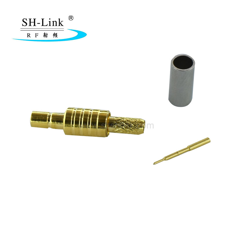 RF SSMB male small connector for RG174 cable